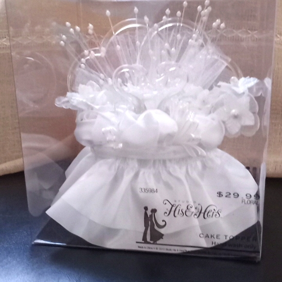 Wedding cake topper. New in box - Picture 1 of 7